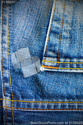 Image of vintage blue denim