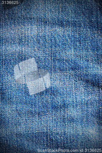 Image of blue denim background