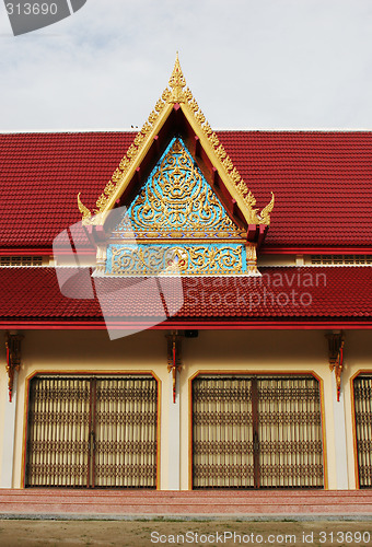 Image of Traditional style Thai building - travel and tourism.