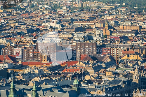 Image of Aerial view of a city