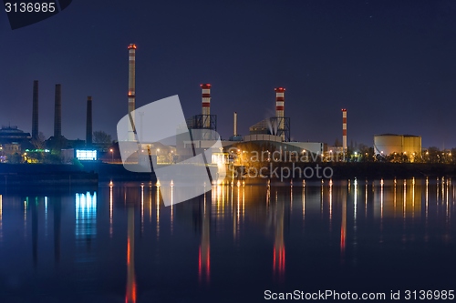 Image of Chimney of a Power plant