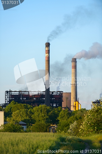 Image of Chimney of a Power plant