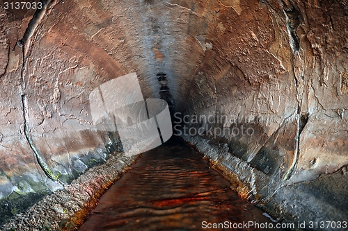 Image of Filth flowing out from sewage