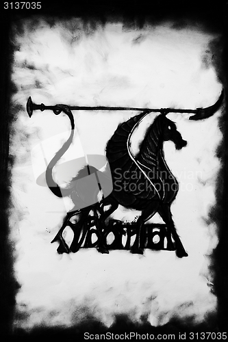 Image of Black and white drawing