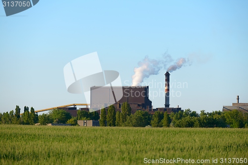 Image of Chimney of a Power plant