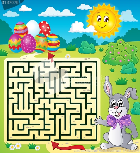 Image of Maze 3 with Easter theme