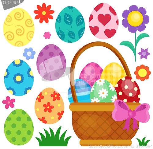 Image of Easter eggs thematic image 2