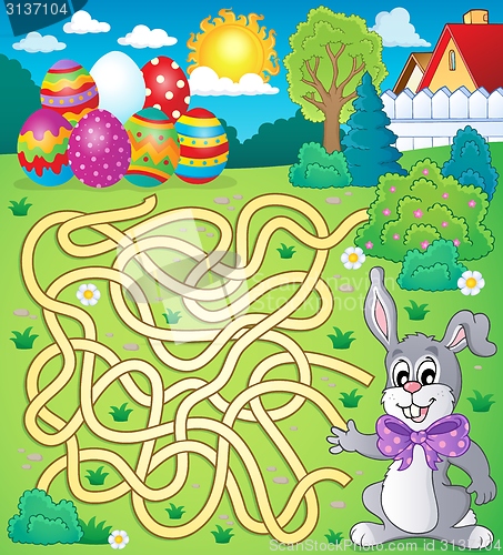 Image of Maze 4 with Easter theme