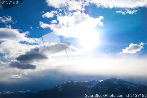 Image of Cloudy Mountains