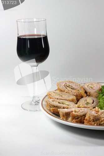 Image of wine with diner