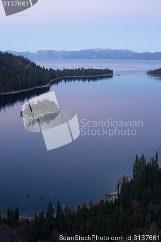 Image of Protected Cove Emerald Bay Fannette Island Lake Tahoe 