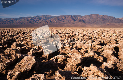 Image of Below Sea Level Devil's Golf Course Death Valley National Park