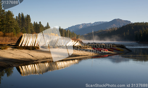 Image of King's Canyon Lake Hume Resort Lake Kayaks Rowboats