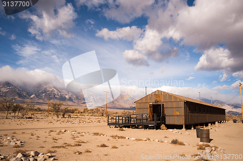 Image of Barracks Building Manzanar National Historic Site California Sie