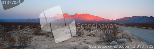 Image of Providence Mountains Fountain Peak Mojave Desert Landscape