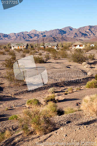 Image of Abamdoned Buildings California Wild West Mojave Desert 