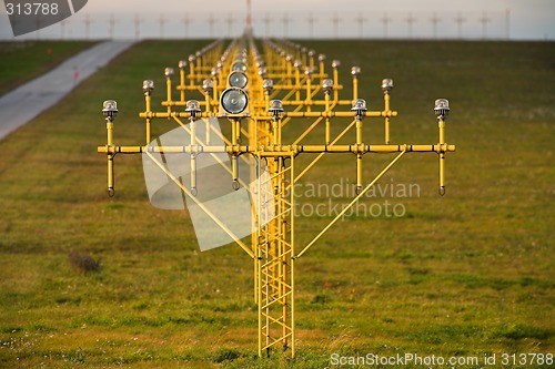 Image of Runway lights