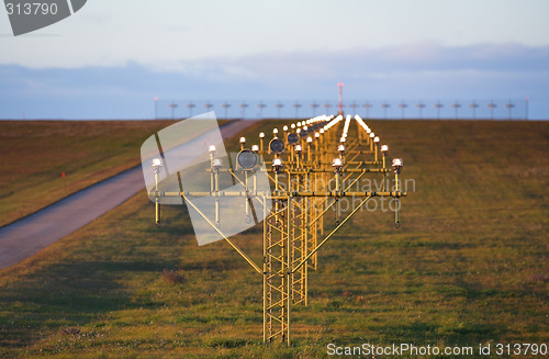 Image of Runway lights