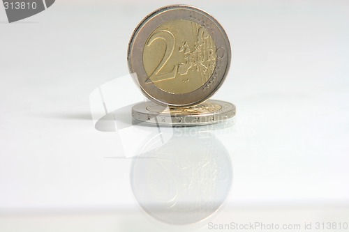 Image of two euro coin