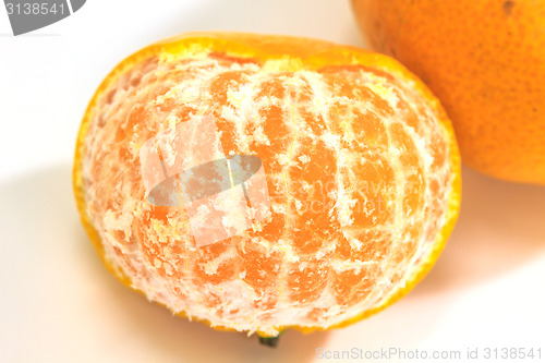 Image of  orange isolated on white background