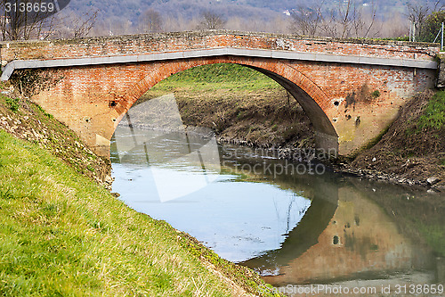 Image of Small brick bridge