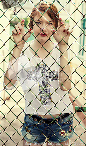 Image of charming girl teen 