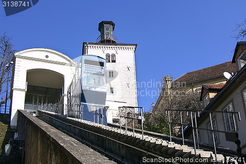 Image of Funicular and Kula Lotrscak in Zagreb