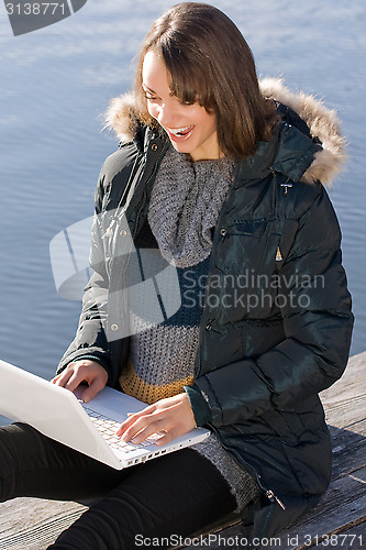 Image of Woman with laptop