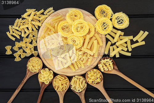 Image of Dried Pasta Abstract