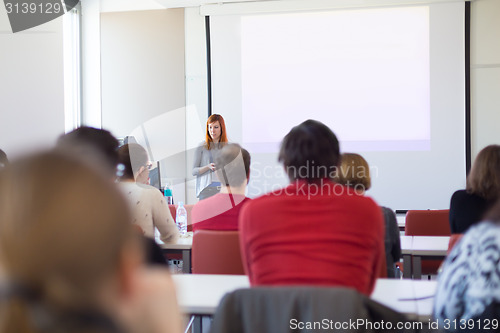 Image of Lecture at university.