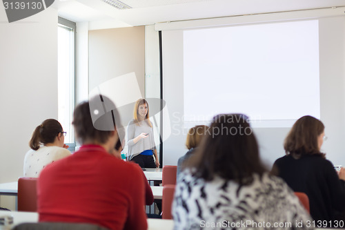 Image of Lecture at university.