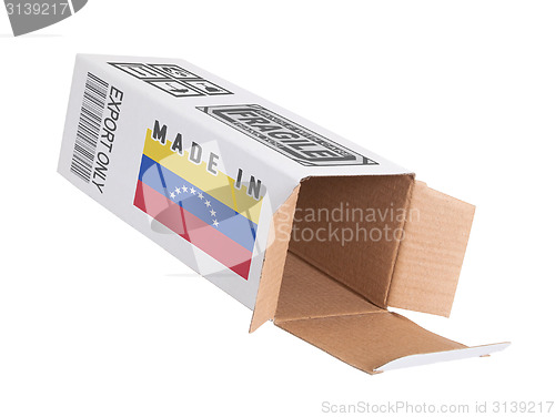 Image of Concept of export - Product of Venezuela