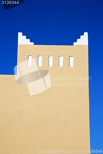 Image of  muslim  history  symbol  in morocco  africa  minaret  