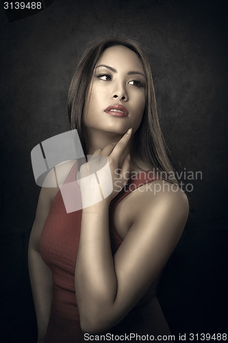 Image of asian woman portrait