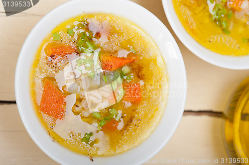 Image of Syrian barley broth soup Aleppo style