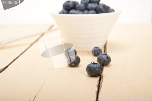 Image of fresh blueberry bowl