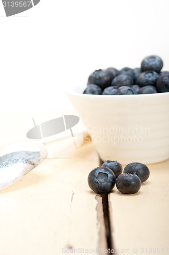 Image of fresh blueberry bowl