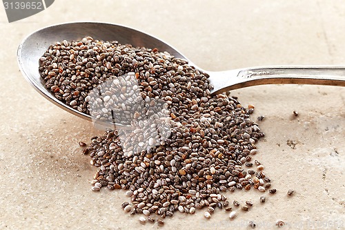 Image of heap of chia seeds