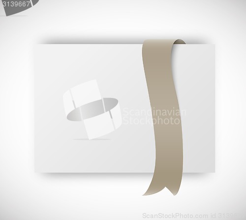 Image of Card with ribbon