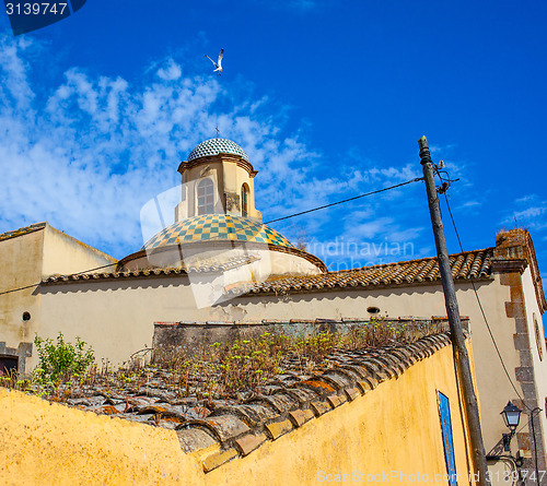 Image of Tossa de Mar, Catalonia, Spain, 06.19.2013, landscape ancient to