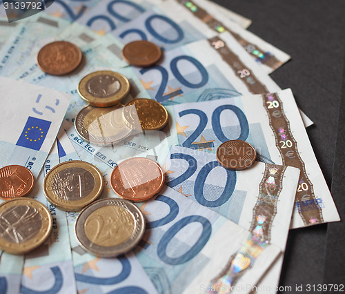 Image of Euro bank notes