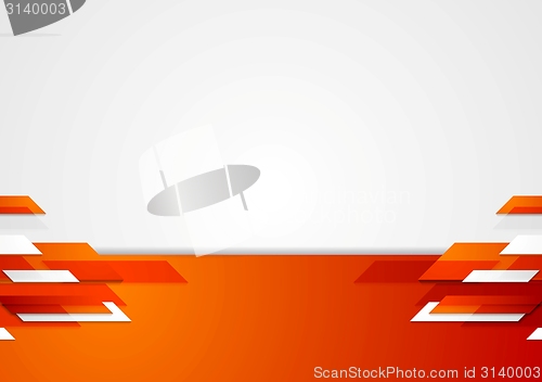 Image of Abstract corporate geometric tech background