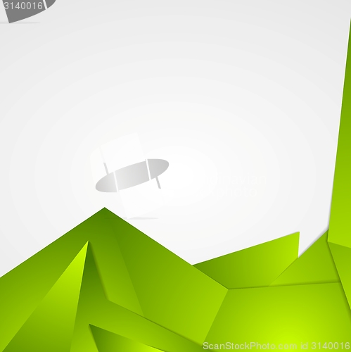 Image of Bright green abstract background design