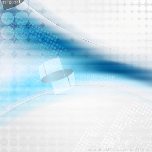 Image of Blue abstract technology background