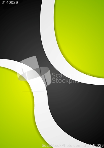 Image of Wavy bright corporate background