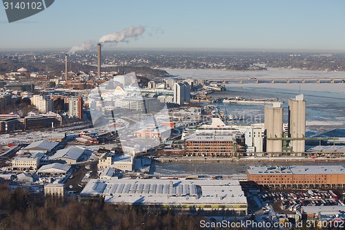 Image of Stockholm winter view