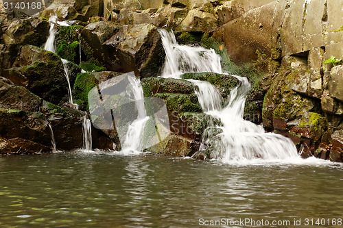 Image of Beautiful waterfall