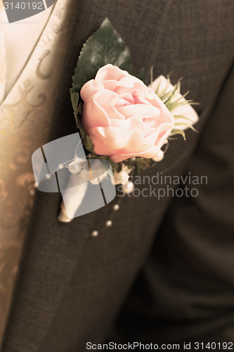 Image of Man in a wedding jacket