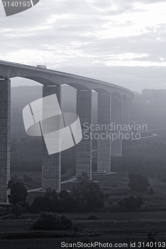 Image of Large highway viaduct ( Hungary)