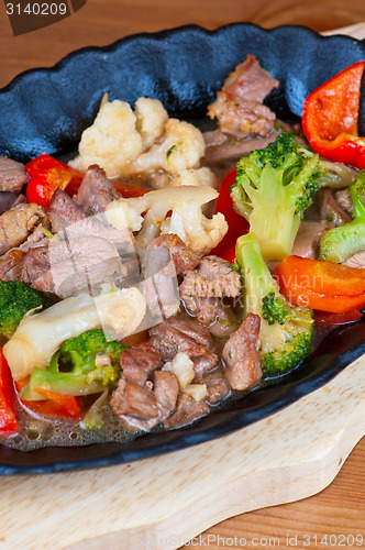 Image of meat with vegetables